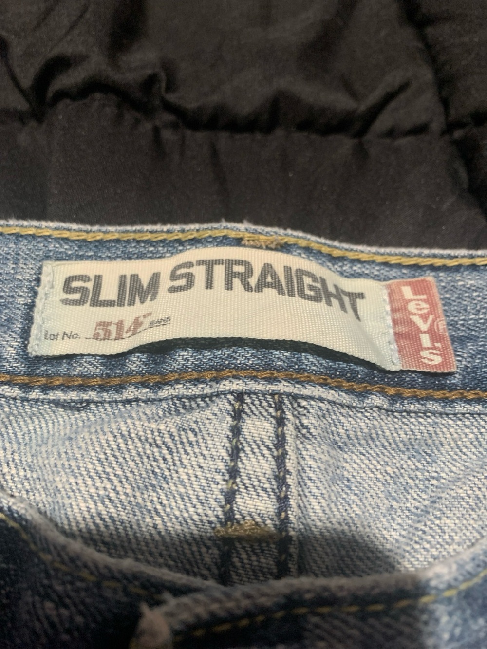 2 Levi's 514 Men's Light & Med Blue Denim slim straight Jeans W29 L30 - Picture 6 of 7